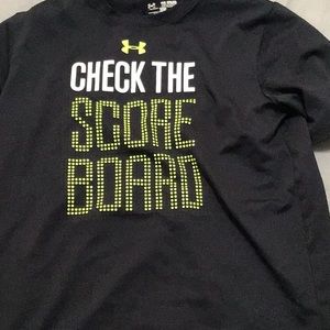 Check the scoreboard print t shirt